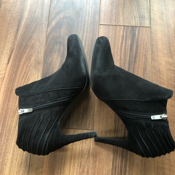 black suede booties - Picture 3 of 15